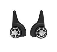 Ronyme 2X Luggage Wheels Replacement Suitcase Wheels Swivel Casters Silent Wheel Repair Accessory Flexible Trunk Wheels for Suitcase, Trolley Case