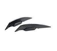 Ronyme 2x Motorcycle Decorative Strips Wind Deflector Side Stickers Stable Aerodynamic Wing Spoiler Kit Body Side Decal Kit