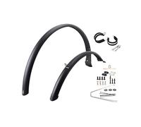 Ronyme 2x Road Bike Fenders Mountain Bike Mud Guards Replaces Full Cover Front Rear Mudguards Wheel Fenders for Dust Rain Water, With 2 Rings