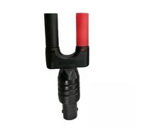Ronyme 2xBNC Plug to Two Socket Binding Post Splitter Connector Adapter Repair, Part for Electronic Engineer, 4 Pcs