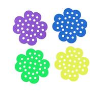 Ronyme 4x Floating Bee Island Bee Watering Station Foam,Flower Shape,Feeding Equipment,Bath Waterer Drinking Feeder Garden Decor