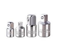 Ronyme 4X Impact Adapter Set Driver Conversion Tool, Metal Wear Resistant Maintenance Wrench Conversion Kit Replace Part, Silver