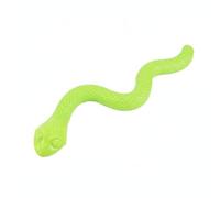Ronyme able Sound Toy Squeaky Snake Toy Silicone nake Flexible Stretch and Coil Form Engages Active Dogs and Supports Self Play for indoor train outdoor retrieve self play, Green