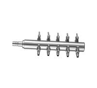 Ronyme Aquarium Air Control Valve Air Pump Connector Practical O2 Distributor Convenient 8mm Inlet, 4mm Outlet Multi-ports, 10 Way