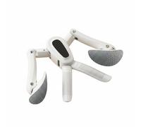 Ronyme Arm Strength Arm Exerciser Chest Toner Muscle Toner With Ergonomic Butterfly Shape And Stable Hold Suitable for home exercise office wellness travel training , White
