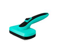 Ronyme Automatic Grooming Brush Deshedding Slicker Pet Hair Remover with Comfortable Handle Steel Wire for Dogs and Cats Suitable for Car Rides
