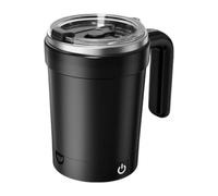 Ronyme Automatic Mixing Cup for Coffee, Milk And Other Drinks, Portable, Waterproof, 380 Ml, Practical Gift, Kitchen And Gym Accessory, Black