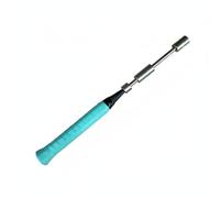 Ronyme Badminton Training Device Racket Coordination Tool Swing Exercise Equipment Motion Sound Cue Detachable Weight Resistance Suitable for Developing Control Home Use Athlete Training, Cyan
