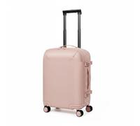 Ronyme Bag Vacuum Compression Rolling Backpack Carry On Luggage Trolley Pack Travel Backpack Oxford Cloth Convertible Handle Straps Laptop Sleeve suitable, Pink, Pink, 15 Inch