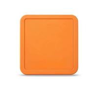 Ronyme Baseball Home Plate Rubber Home Base Training Plate Strike Zone Marker Practice Base Portable Mat Non Slip Surface Suitable for Indoor Floors Concrete Grass Parks, Orange