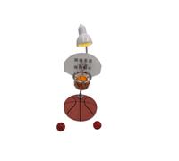 Ronyme Basketball Desk Lamp Mini Table Lamp Night Light Ornament With Metal Net Acrylic Construction Interactive Balls Suitable for dorm room study desk, Keep Focused, Keep Patient