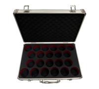 Ronyme Billiard Balls Storage Box Holds 22 Balls Container Padded with Handle, Snooker Balls Suitcase, Carrying Case for Outdoor