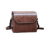 Ronyme Camera Carrying Bag Camera Case with Shoulder Strap Practical Travel Compact Pouch PU Leather for A6400 A6100 XT30II NEX5 GF6, Dark Brown