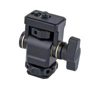 Ronyme Camera Monitor Mount Monitor Holder 180° Adjustable Adapter with Cold Shoe 1/4" Screw for Flash and Video Filming