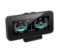 Ronyme Car Angle Slope Meter Electronic Compass Clinometer Indicator Balancer Tool Digital Inclinometer for Road Vehicle Trucks Suvs Accessory