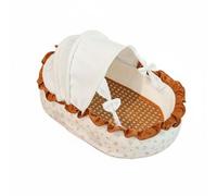 Ronyme Cat Cooling Bed Gentle Rocking Furniture Semi Enclosed Cradle Removable Cushion Hooded Lounger Cozy Material Suitable for Home Use Animal Shelter, Cat Bed Cool Mat