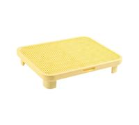 Ronyme Cat Litter Box Step Kitten Litters Box Footboard Durability Professional Reusable Pet Supplies Cat Litter Trapping Step, Yellow