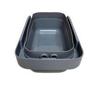 Ronyme Cat Litter Box Waste Bin Bottom Trash Box Maintenance Garbage Container Smart Cat Toilet Accessories Waste Collection Bin