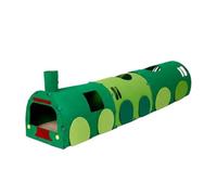 Ronyme Cat Tunnel Train Shape Cat Cat Scratcher Tunnel Firm Structure Suitable for Kittens Sleeping Playing Apartment, Green Train Flagship