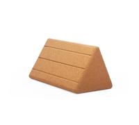 Ronyme Children Block Cork Wedge Triangle Stretch Block Supportive Prop Alignment Aid Stability Grip Ergonomic Design For Flexibility suitable for kids practice school classes, Cork Triangle, 20cm