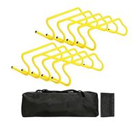 Ronyme Children Training Hurdle Exercise Detachable Agility Barrier PP Material Coordination Practice Tool Suitable for Youth Sports Training Soccer Coaching Outdoor Workouts Gift Giving Field Use