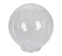 Ronyme Clear Acrylic Sphere Light Cover Weatherproof for Indoor Outdoor Lightweight Multipurpose Spare Parts Replacement, Diameter 20cm