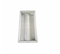 Ronyme Concrete Curb Curb Form Drainage Edge -Pattern Guiding Batch Production Tool Reusable Suitable for Roadway Sidewalk, S-Shaped Mold, 60x30x14-8cm