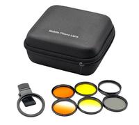 Ronyme Coral Lens with Storage Bag CPL for Phone Graduated Photography Accessories 52mm 6 Lenses Clip on Aquarium Lens