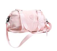 Ronyme Dance Shoulder Pack Duffel Bag Gym Bag Ballet Bag Dance Tote with Shoe and Towel Divider and Organized Storage Polyester, Pink, Watercolor Rose Pink Dance Shoulder Bag, One Size