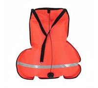 Ronyme Diving Lift Sack Underwater Lift Bag Salvage Buoyancy with Reflective Strip and Tether Point for Surface Visibility Suitable for Salvage Work Team Operations Technical Diving, Orange, 140LB