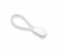 Ronyme Diving Tube Holder Scuba Hose Retainer Bungee Loop Gauge Tether Bolt Snap Attachment Elastic Cord Stable suitable for technical divers scuba diving gear organization , White