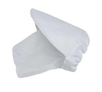 Ronyme Dog Prevent s Thorns Rocks, Mesh Hood Face Protector, White, S