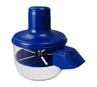 Ronyme Electric Grape Peeling Machine Kitchen Tool Remover Multipurpose,Fast,Cordless,Automatic Small Fruit Peeling Tool for Garlic (Blue 20x23.5cm)