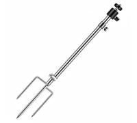 Ronyme Fishing Light Stand Adjustable Tripod Holder Stake Mount Stainless Steel Frame With Ground Stake Stable Support For Uneven Soil Night Angling