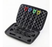Ronyme Fishing Rod Component Pendulum Indicator Set With Case Bite Sensitivity Slider Weighted Balance Clamp Connector suitable for carp anglers still water long waits transport protection