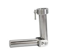 Ronyme Fitness Equipment Stand Gym Attachment Barbell Hinge Sleeve Rack Mount Rotating Joint Stainless Steel Build Space Saving Footprint Suitable for home, Simple Style With Buckle