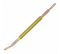 Ronyme Fitness Resistance Bar Spring Bar Upper Body Exerciser Chest Expander Strength Steel Spring Structure Double Color Handles suitable for home workouts, Gold, 35KG