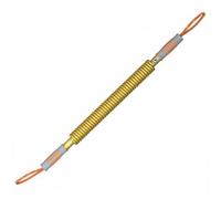 Ronyme Fitness Resistance Bar Spring Bar Upper Body Exerciser Chest Expander Strength Steel Spring Structure Double Color Handles suitable for home workouts, Gold, 40KG