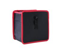 Ronyme Folding Car Trash Can Trash Bin Bag Large Capacity Portable Sturdy Auto Accessories Vehicles Organizer Automotive Garbage Bin, Red