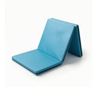 Ronyme Folding Fitness Pad Exercise Mat Gymnastics Mat Workout Mat Training Mat With 5 cm Thick Padded Support And Tri With, Blue, style to 10