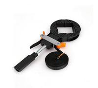 Ronyme Frame Fastening Clamp Right Angle Clamp Corner Clamp Band Clamp with Built in Strap Reel Manual Tightening Screw and Flat Steel Bar for Clean Joints, 6 Meters