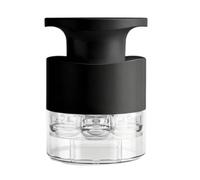 Ronyme Fruit Press-Down Corer Multi-Cherry Pitting Built-in Juice Catcher PC Materials Suitable for Drinks Home Use, Black