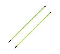 Ronyme Golf Alignment Training Sticks 2Pack 48 Inch Golf Alignment Aid Practice Rods, Green