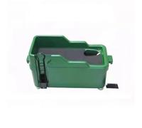 Ronyme Golf Ball Launcher Semi Automatic Dispenser Training Tool Practice Equipment Pedal Control and Guided Ball Channel for Sturdy and Rubber suitable for, Green