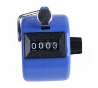 Ronyme Golf Score Counter Mechanical Tally Counter Score Keeper Stroke Ergonomic Click Counter With Quick Reset And Frame suitable for golf coaching tracking audits tournament days , Blue