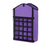 Ronyme Hay Bale Storage Bag Horse Slow Feeder Large Opening Easy to Fill and Hang with Hay Nets for Farm Sheep Barn Garden, Purple