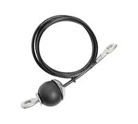 Ronyme Home Gym Cable Fitness Extension Cable 5mm Premium Heavy Duty Workout Lifting Steel Wire Rope Practical Fitness Pulley Cable, 1m