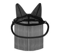 Ronyme Horse Fly with Ears Breathable Reusable Fly Cover Guard with Tassels for Miniature Foal Training Ranch Drafts COB