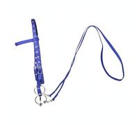 Ronyme Horse Riding Bridle Bridle Reins Headstall Tack Set With Multiple Adjustment Points And Reliable Control Suitable for schooling competition trail use, Blue, L