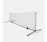 Ronyme Indoor Training Net Pickleball Freestanding Court metal base and high visibility frame